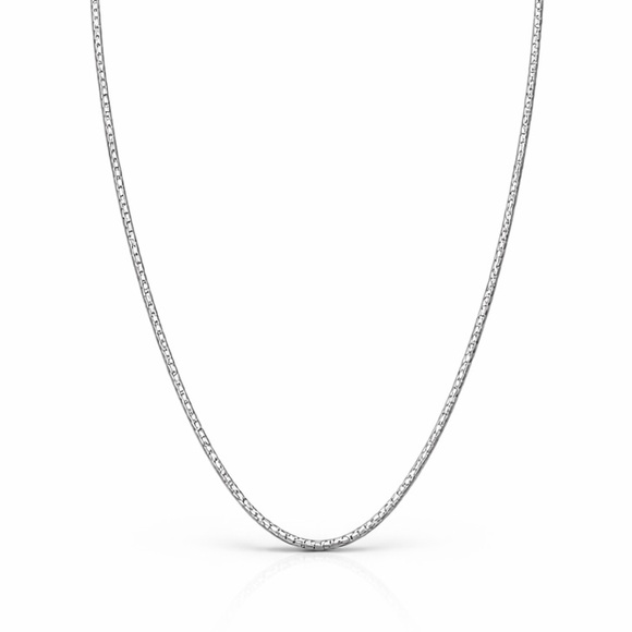 Venus and Vulcan Jewelry - S925 Mini Rolled Box Chain | Silver | Adjustable